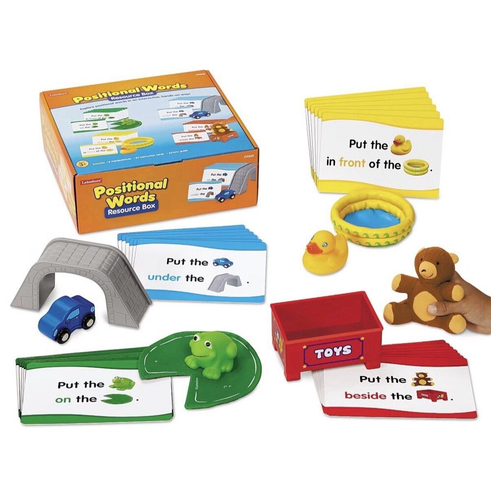Lakeshore Positional Words Resource Box PP949 Preschool Learning Set NIB